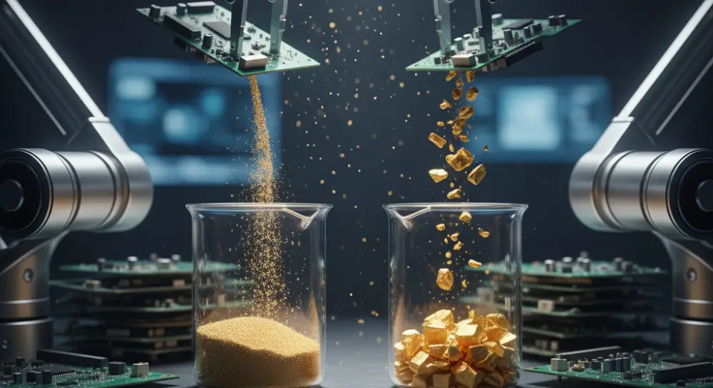 کدام قطعات الکترونیکی طلا دارند